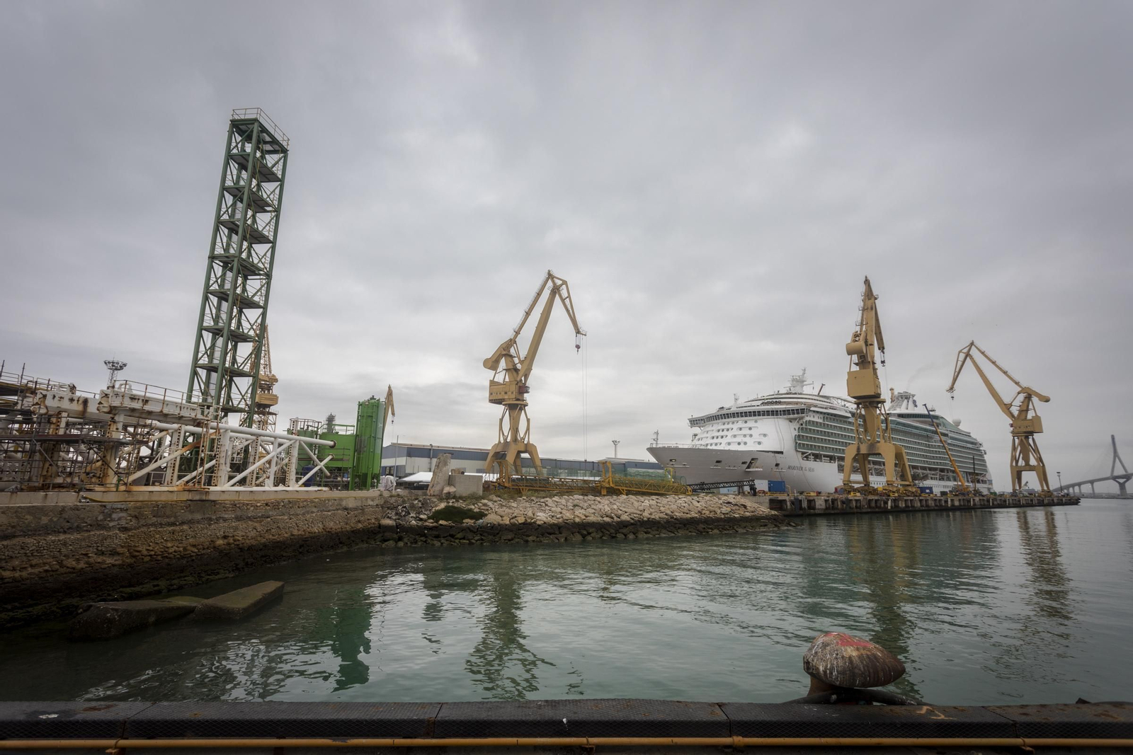 Alto nivel de ocupación en el astillero gaditano