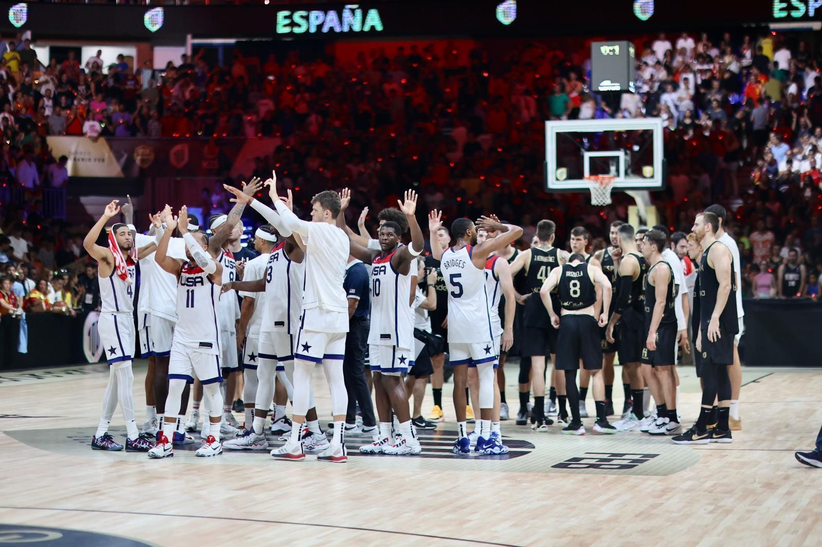 Las imágenes del España-Estados Unidos en el Martín Carpena