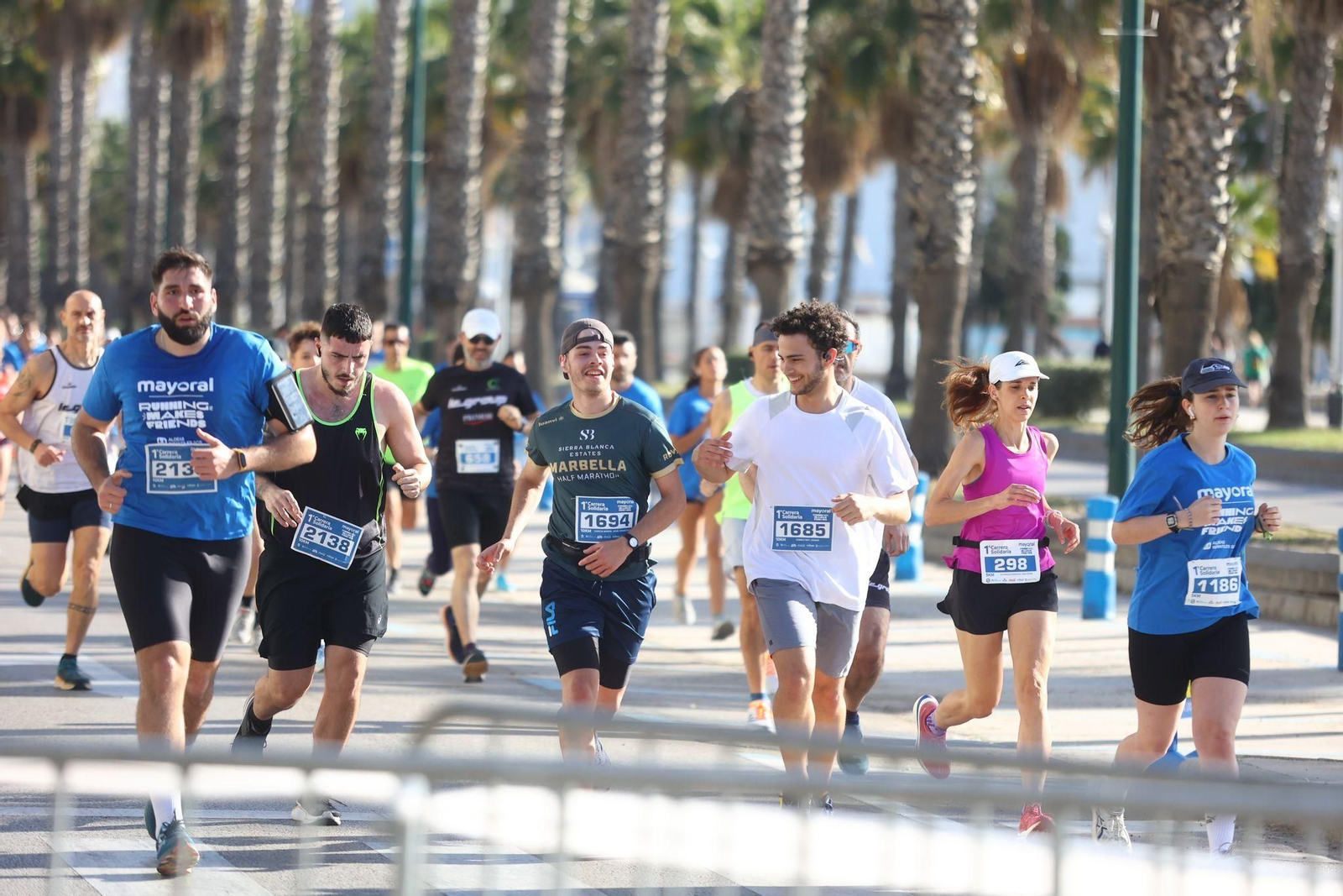 Las mejores fotos de la I Carrera Solidaria Mayoral de Málaga