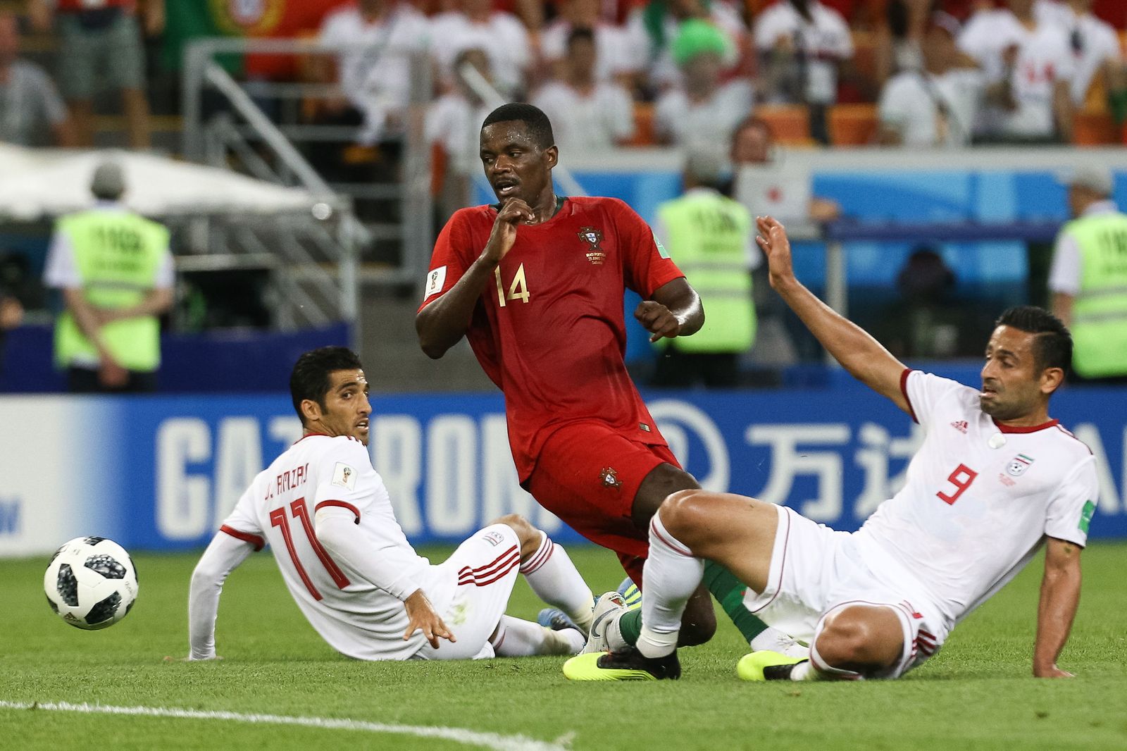 Las imágenes del Irán-Portugal