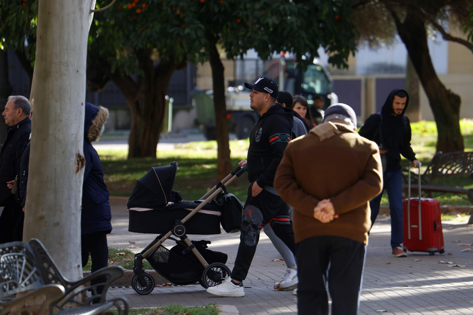 Las imágenes de la vuelta a la normalidad diaria en Córdoba tras las vacaciones de Navidad