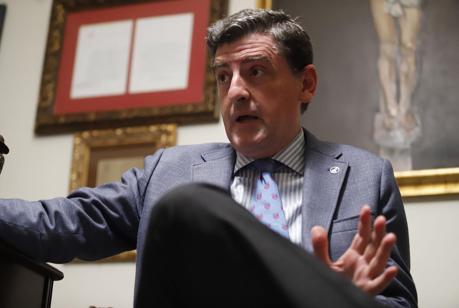 Santiago Padilla, presidente de la Hermandad Matriz de Almonte