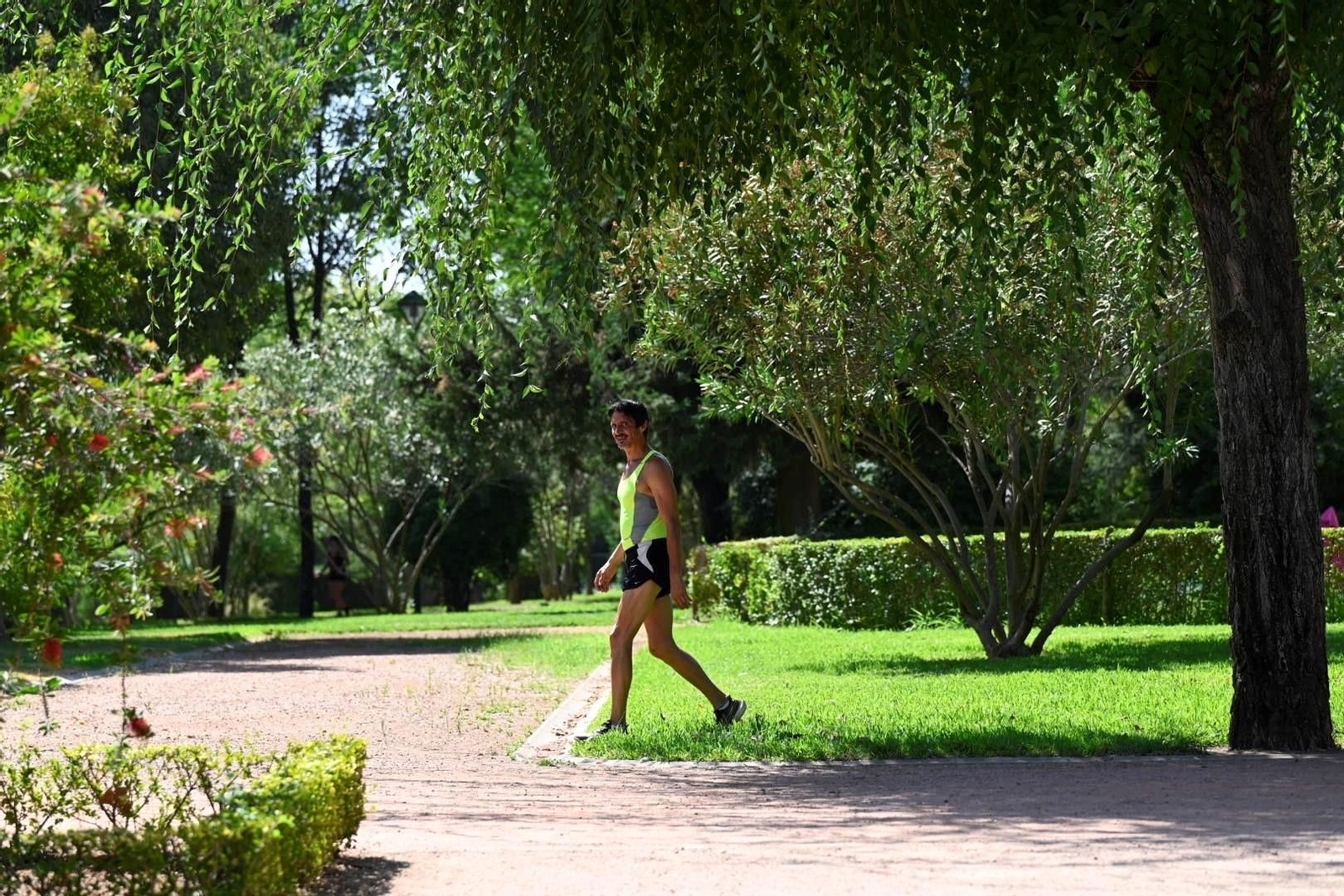 Un paseo en imágenes por el Parque Cruz Conde, el oasis verde de Córdoba para resistir el verano