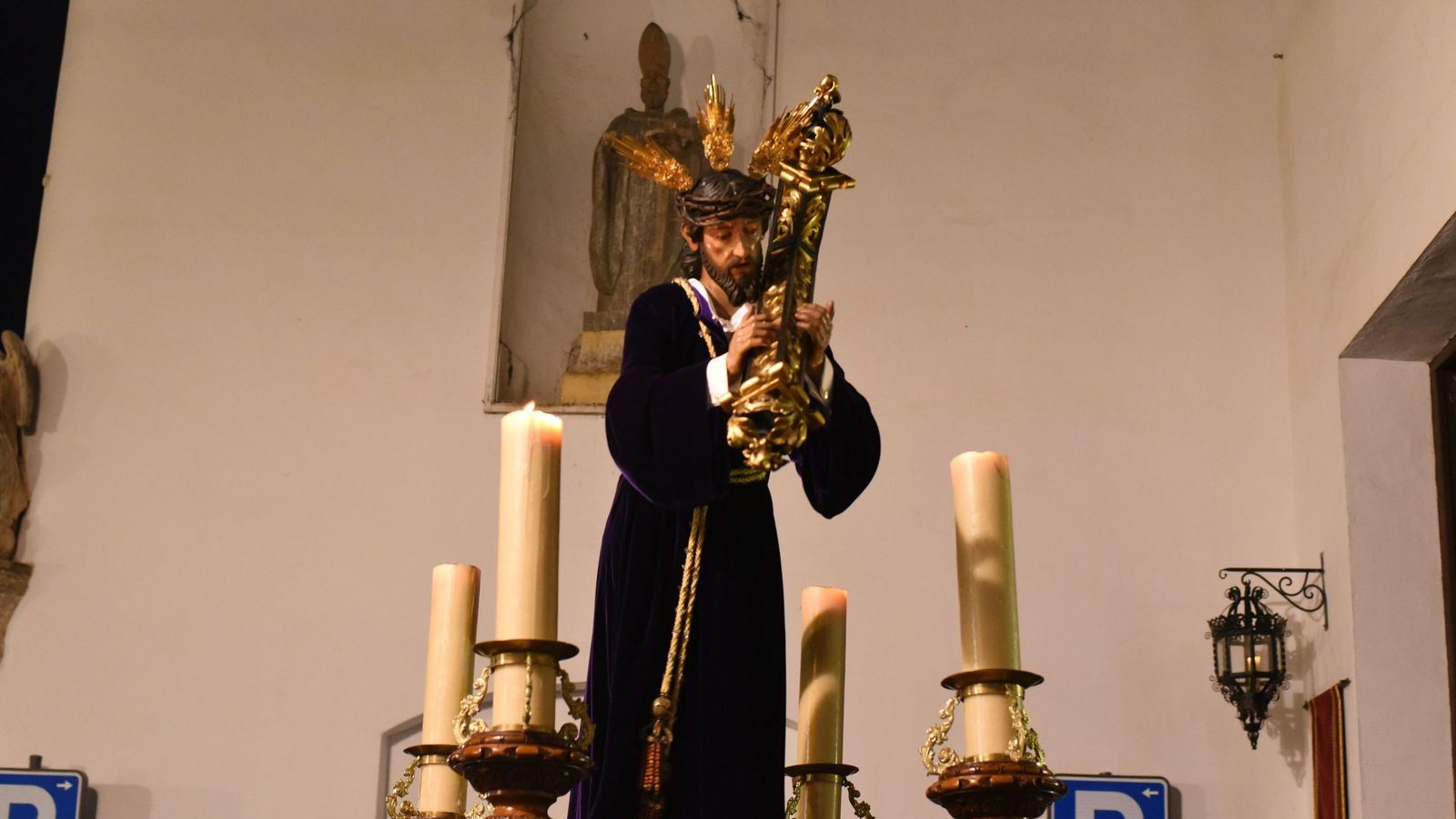 El Señor de Pasión, en su vía crucis del año pasado.