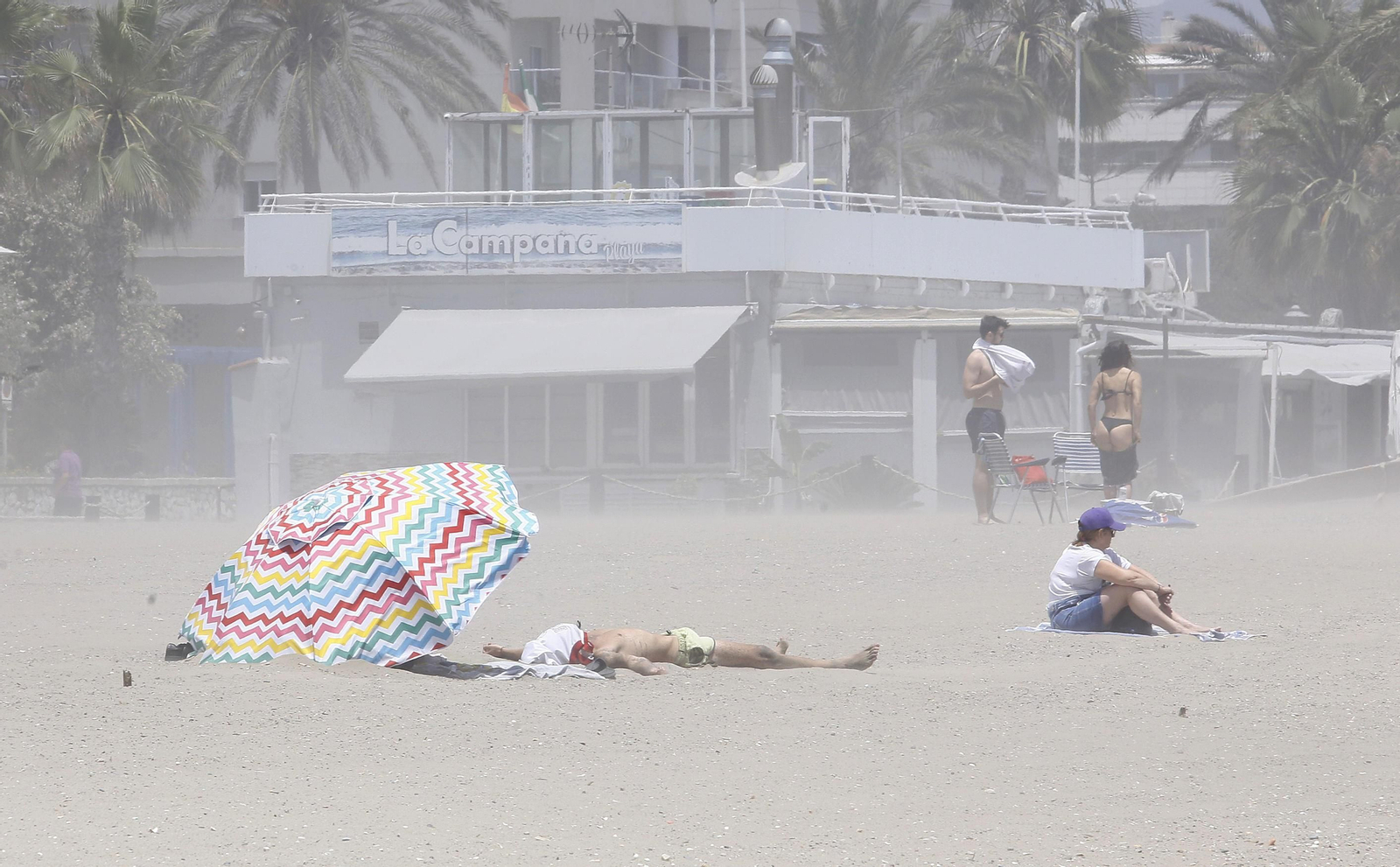 Fotos de las playas de Huelin: parecía Tarifa