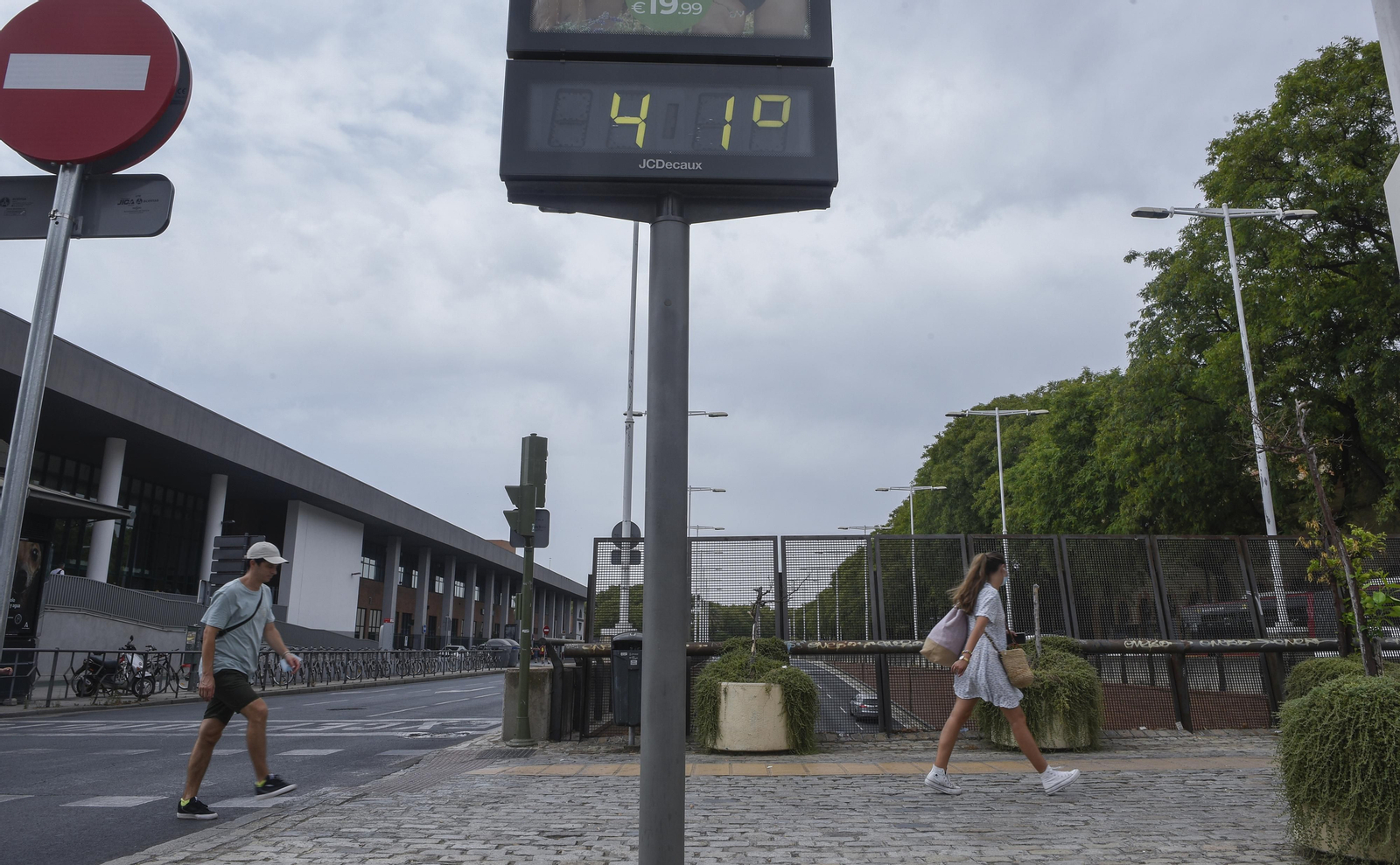 Primera jornada de calor en Sevilla Primera jornada de calor en Sevilla