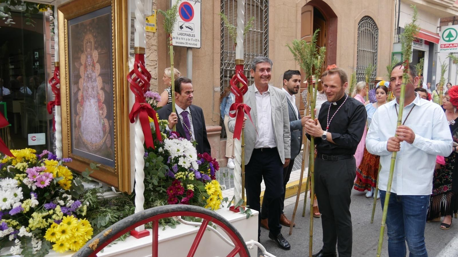 Manuel Cortés en la Pará Rociera.