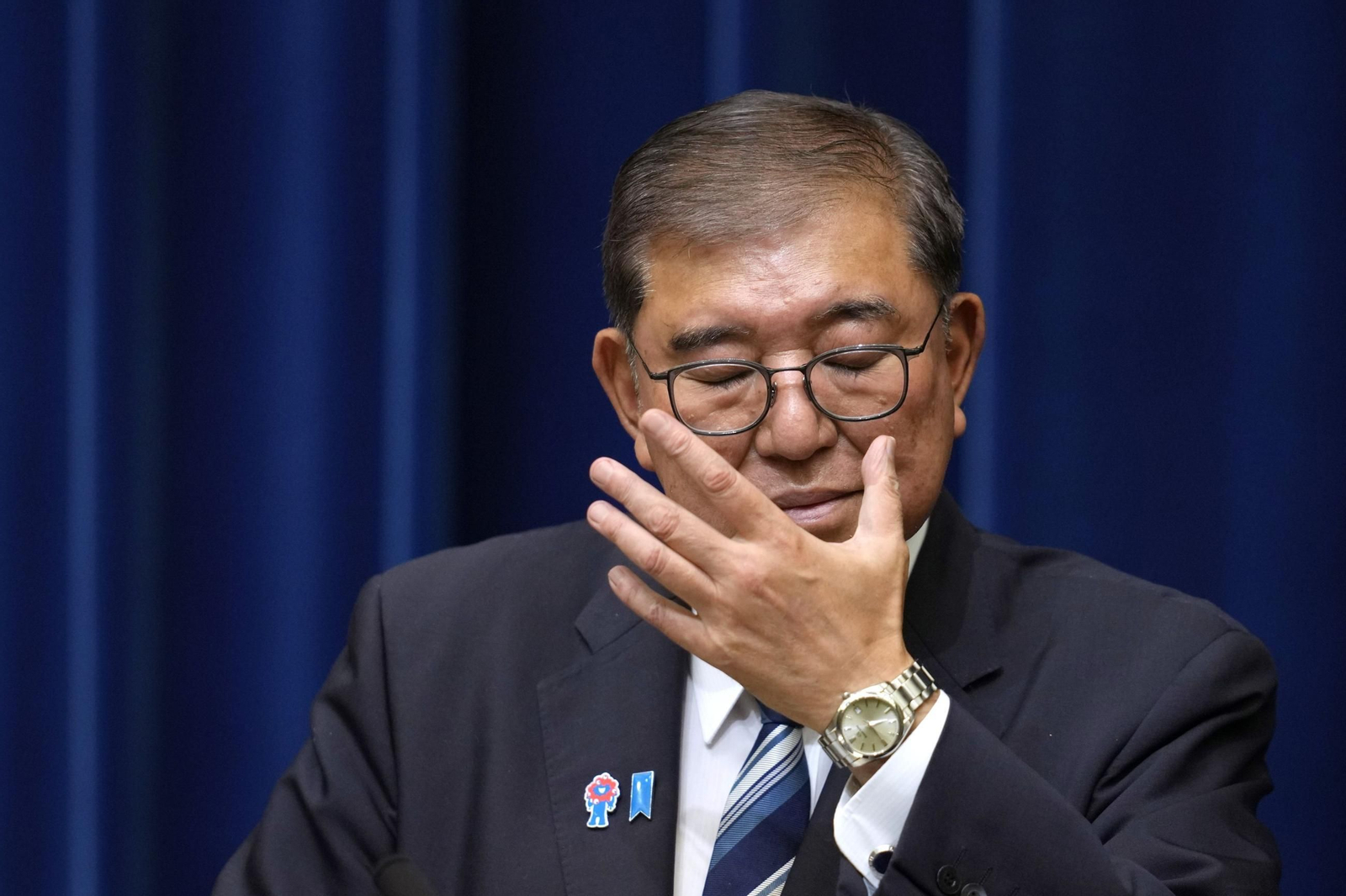 Shigeru Ishiba, ya ex primer ministro japonés.