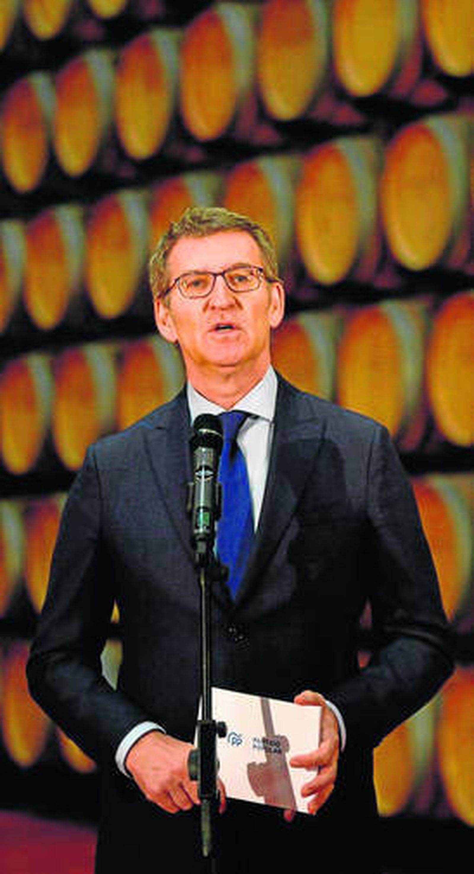 El presidente del PP, Alberto Núñez Feijóo.