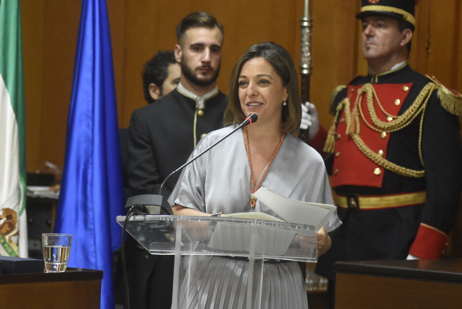 Ambrosio, durante su discurso.