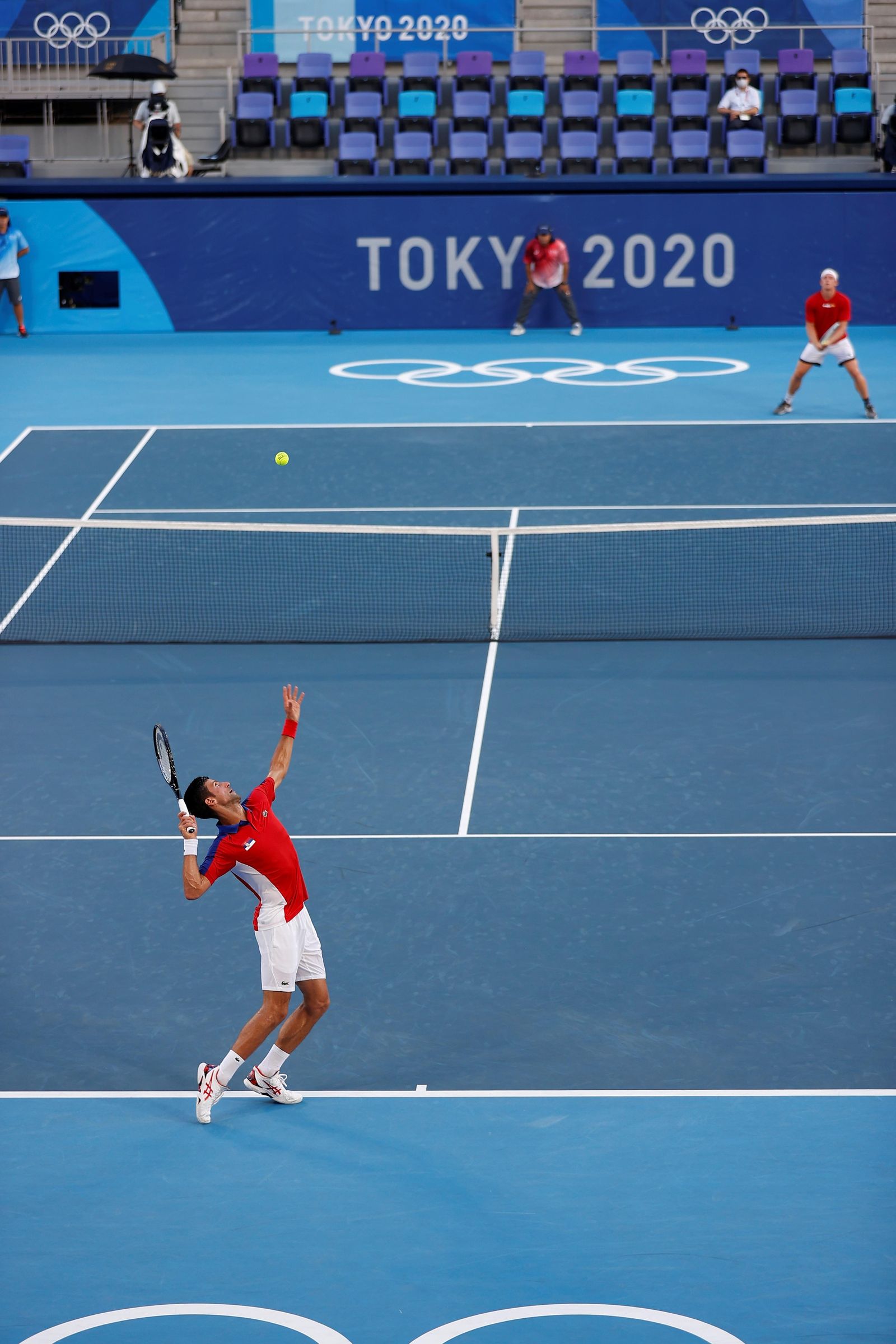 Las fotos del Davidovich-Djokovic