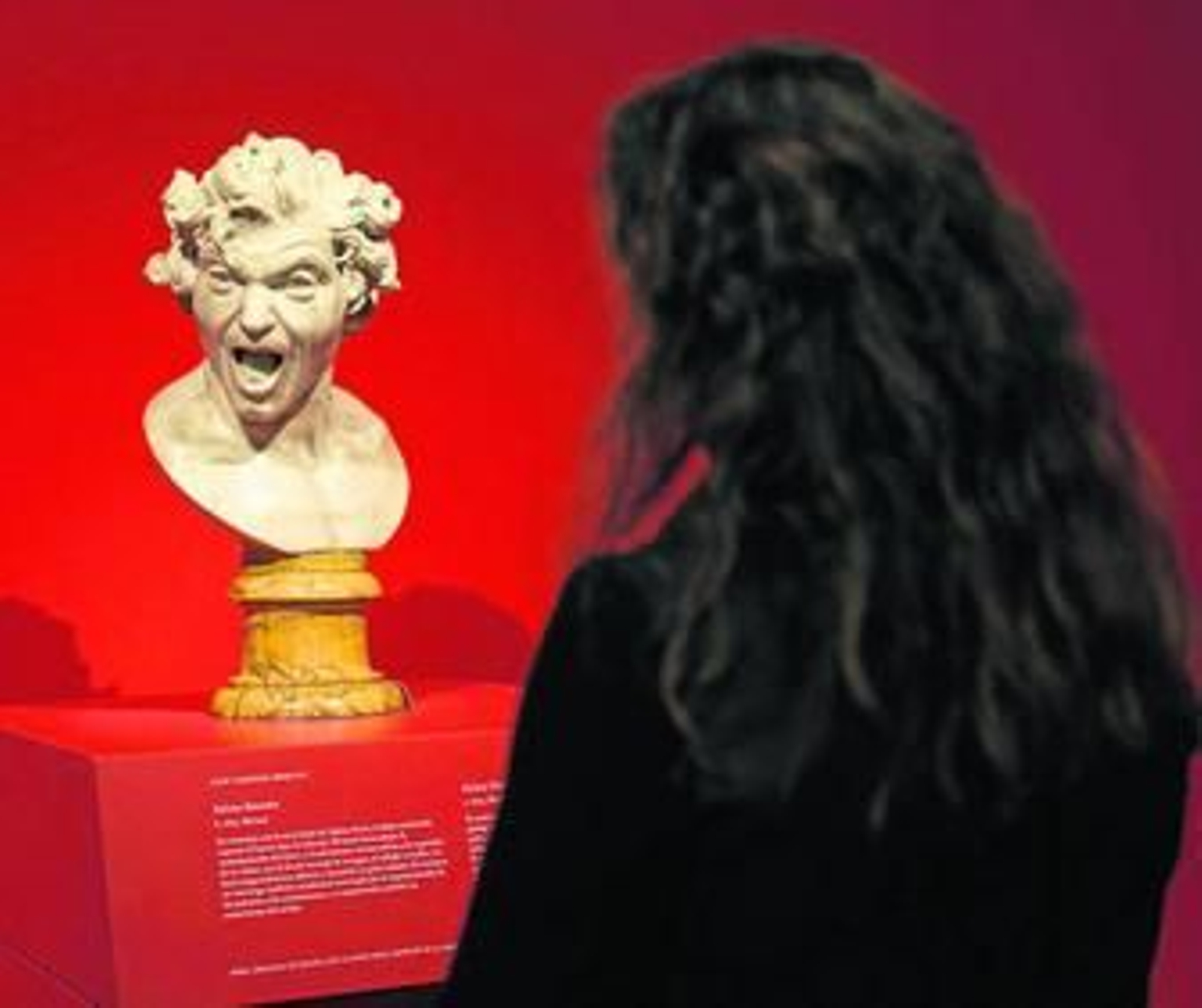 El sátiro de Bernini, durante una exposición en El Prado.