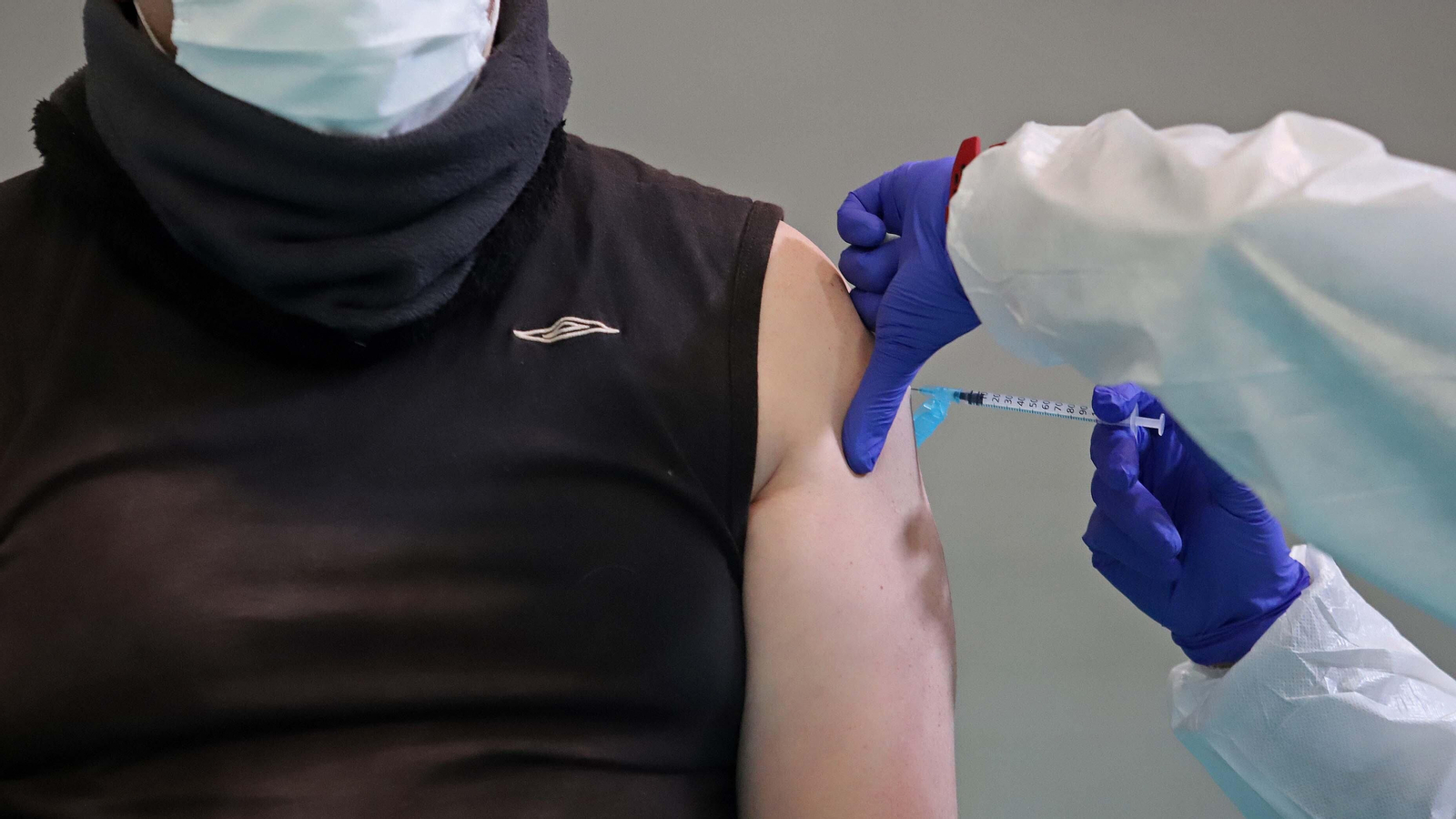 Vacunación de profesores en Algeciras