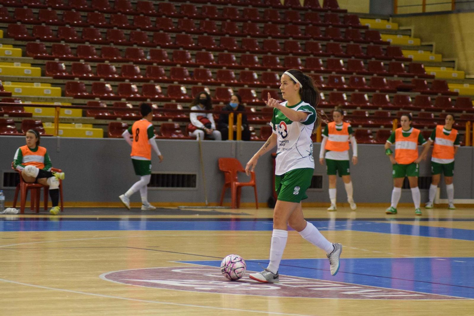 Neiva Cano durante un partido con el Cajasur Deportivo Córdoba.