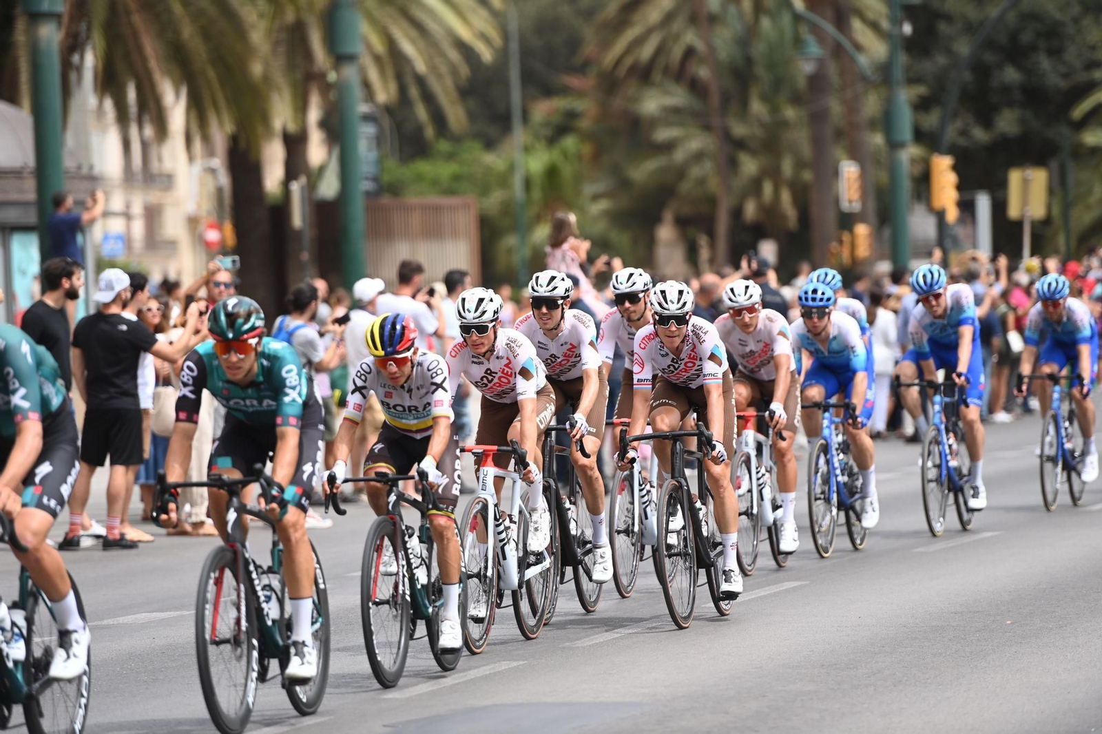 Las fotos de la Vuelta a España al paso por Málaga capital