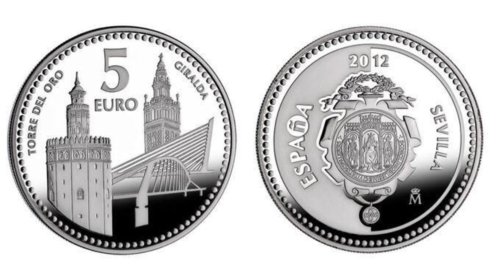 Entra en circulación una majestuosa moneda de dos euros dedicada a Sevilla
