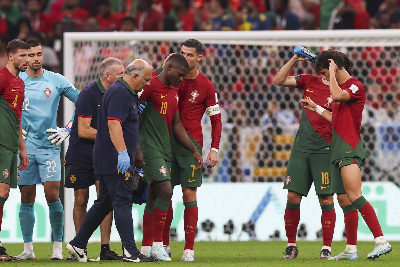 Las imágenes del Portugal - Uruguay