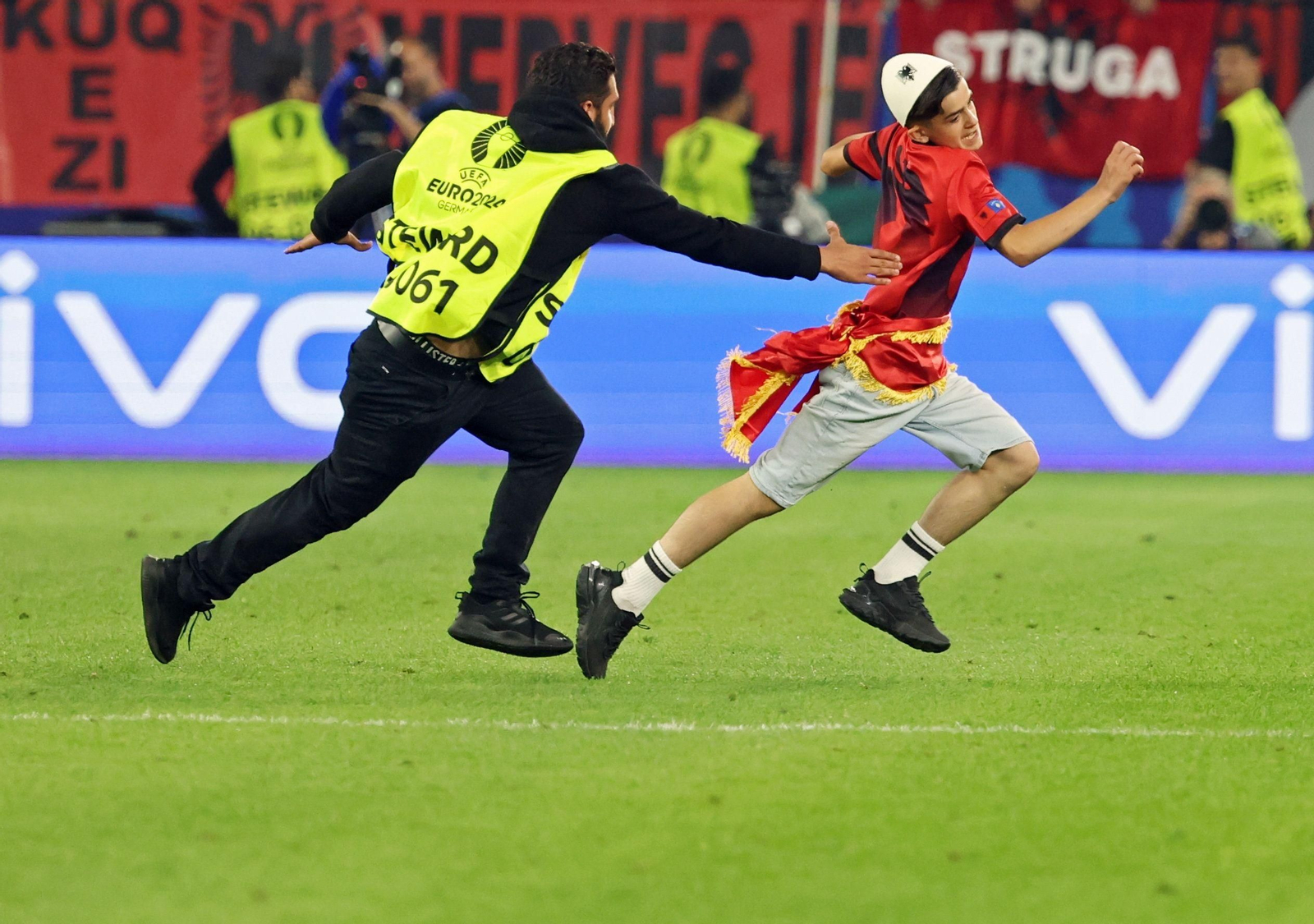 Las fotos del Albania - España