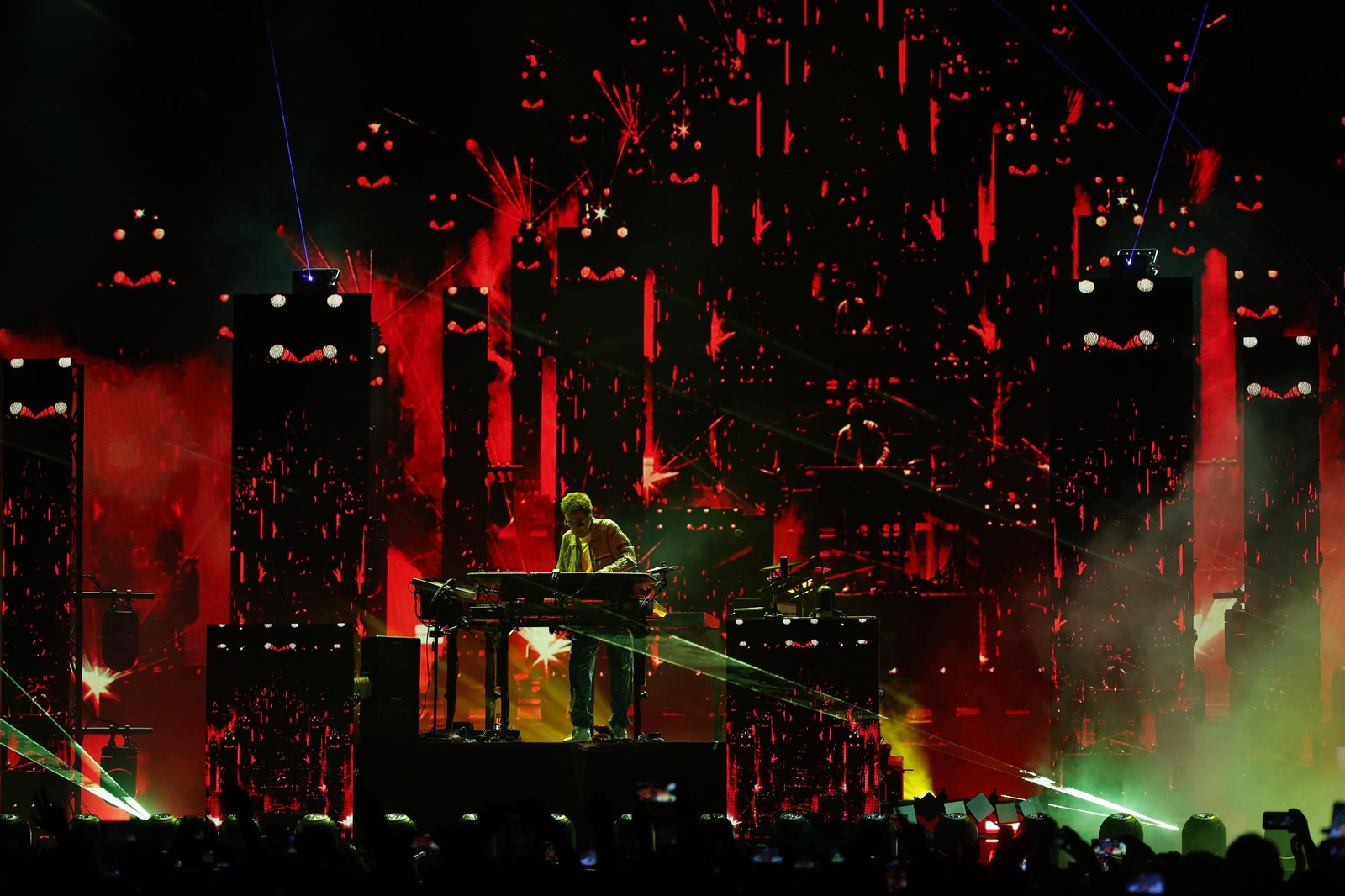 Las imágenes del concierto de Jean-Michel Jarre