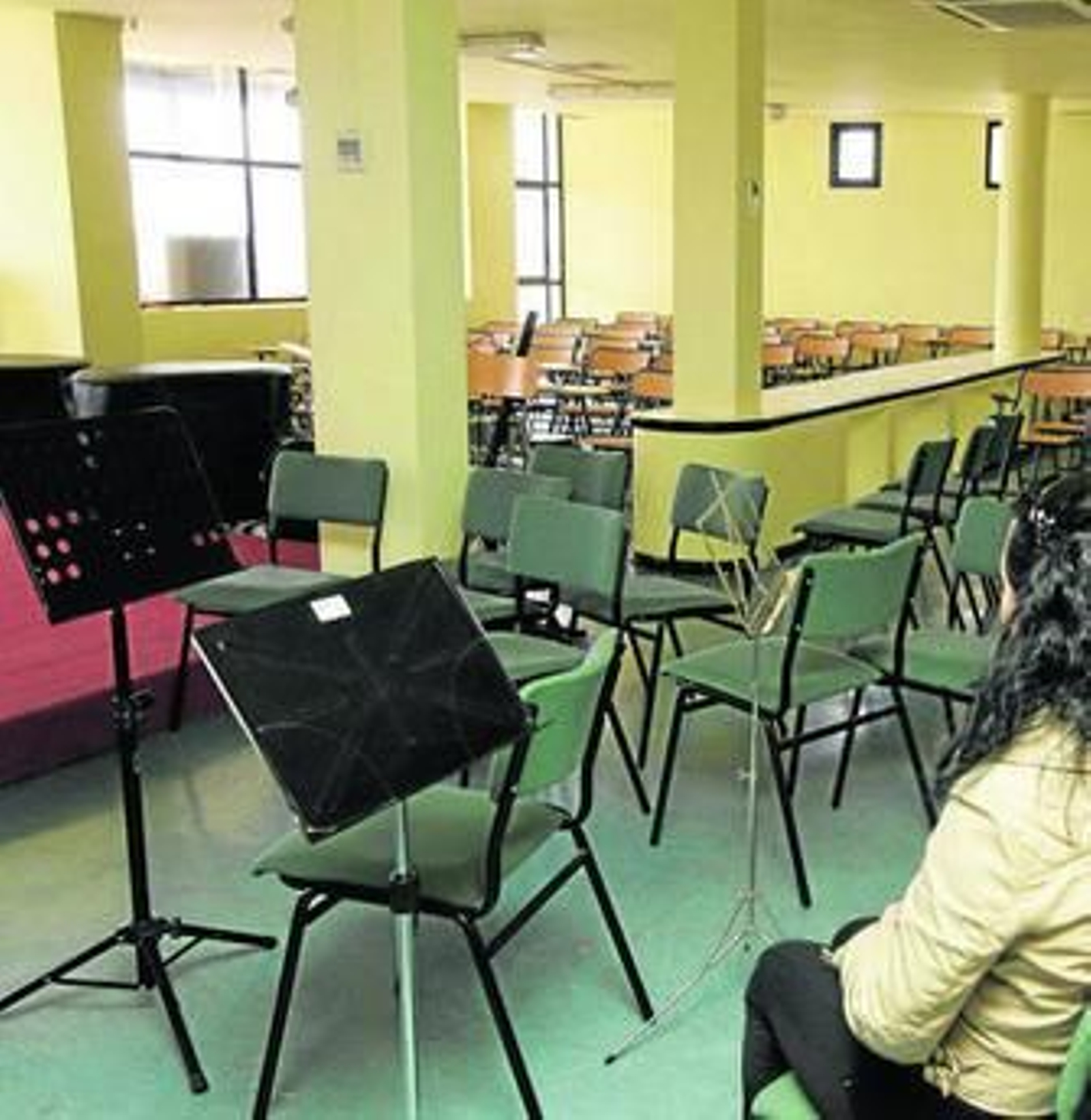 El actual auditorio con el que cuenta el Conservatorio de Música de la capital almeriense.
