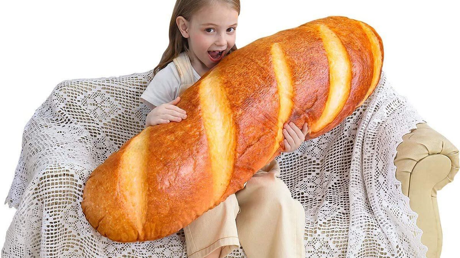 Baguette Almohadas Pan Suave Lumbar