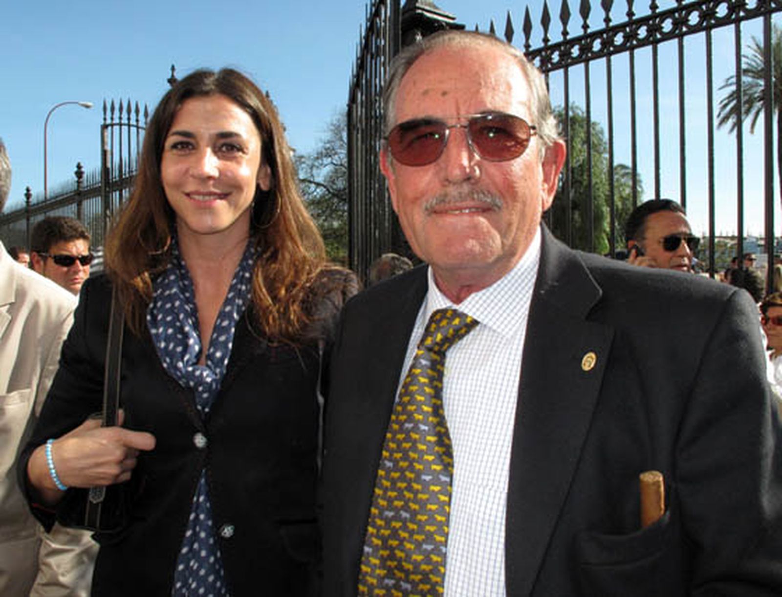 Nuría Bargueño y el ganadero Eduardo Miura.

Foto: Victoria Ramírez