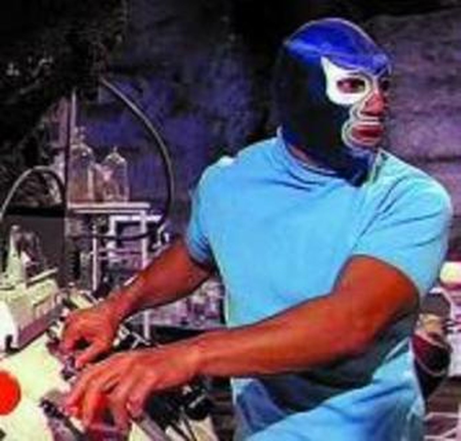 El Hijo del Santo, en uno de sus combates.