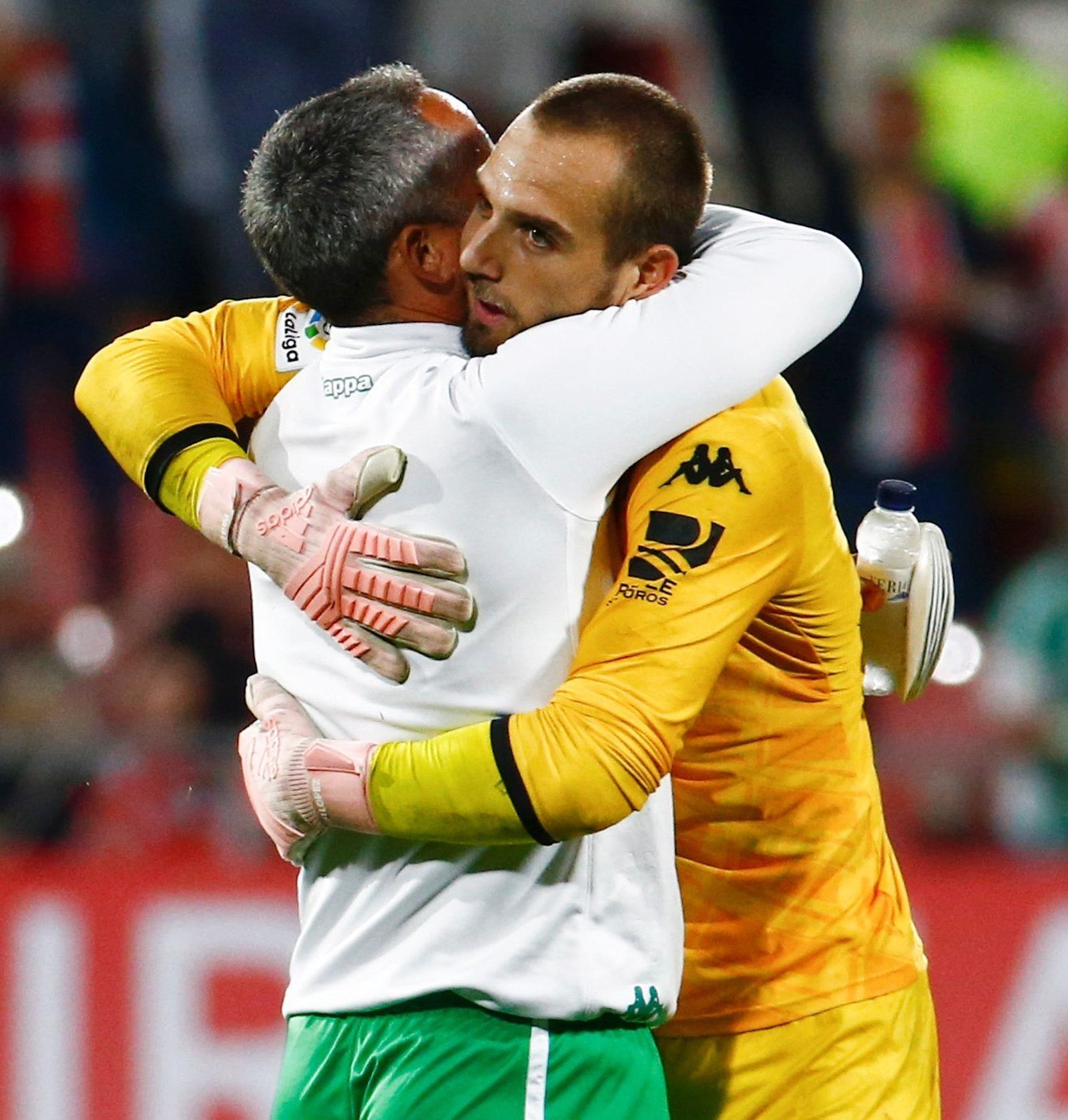 Pau López, al final del partido.