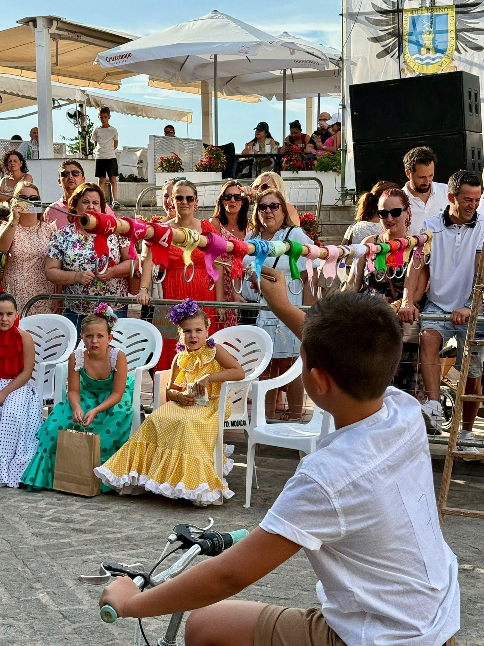 Las mejores imágenes de la Feria del Mediodía y la carrera de cintas infantiles de Mojácar