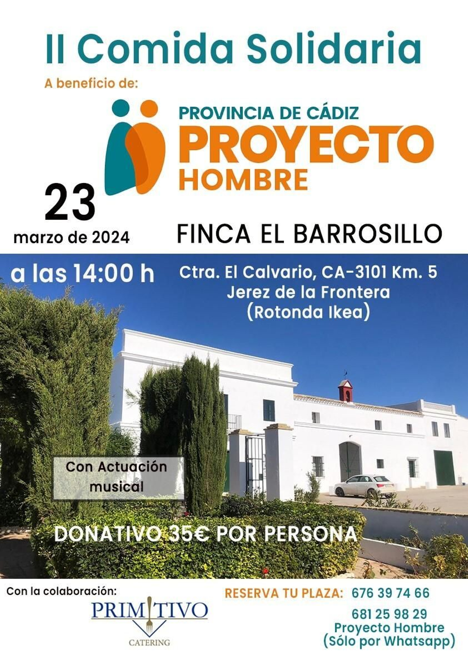 Cartel de la iniciativa solidaria.