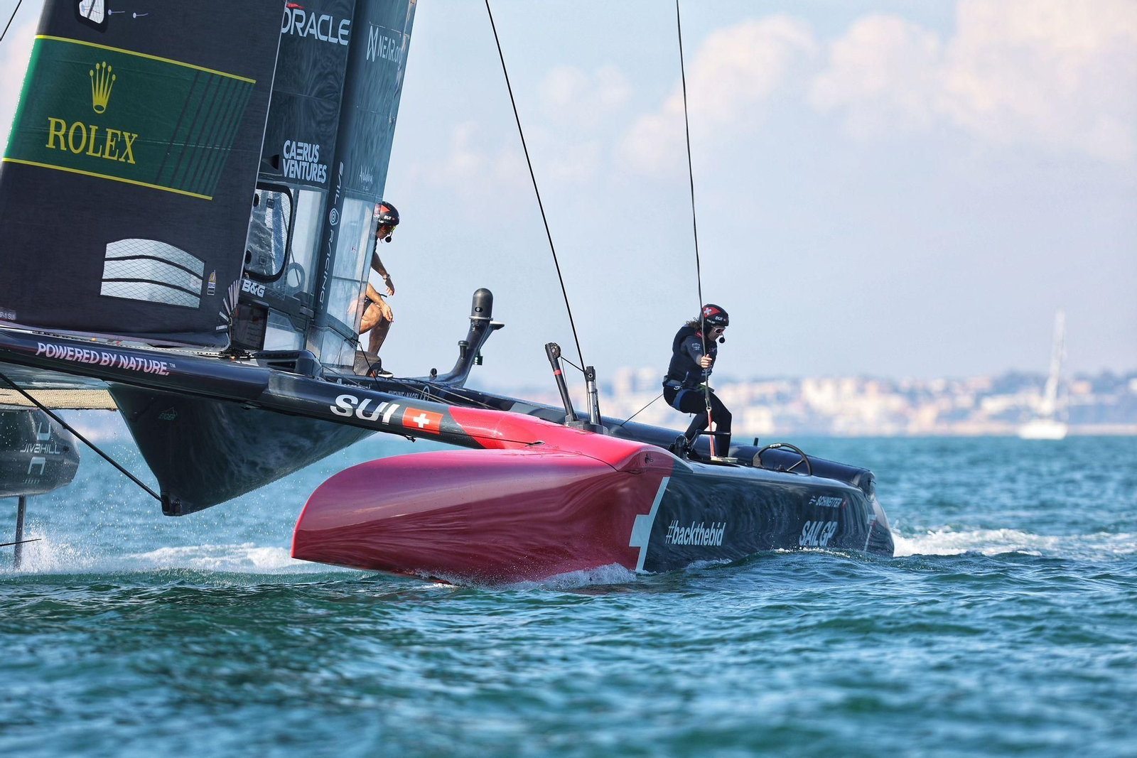 Sail GP Cádiz: El primer entrenamiento ya deja imágenes espectaculares