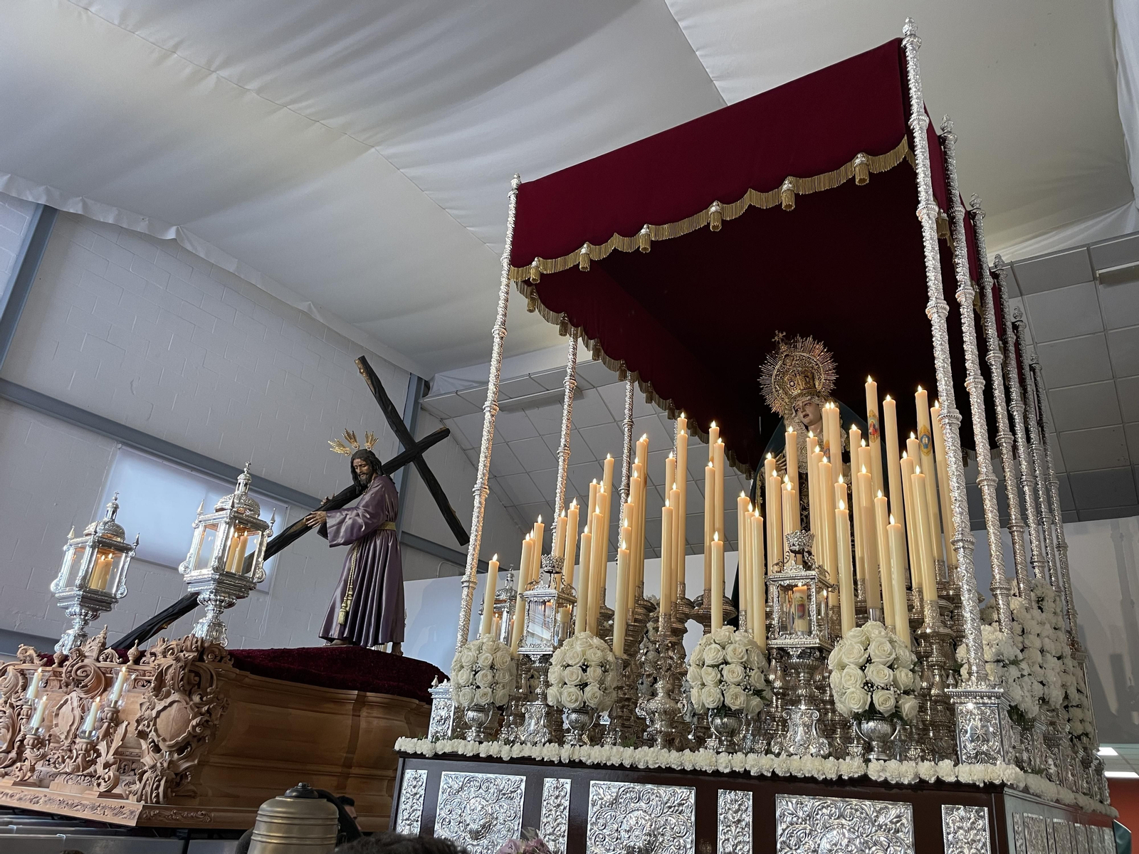 Mediadora en el Miércoles Santo en Málaga, en fotos