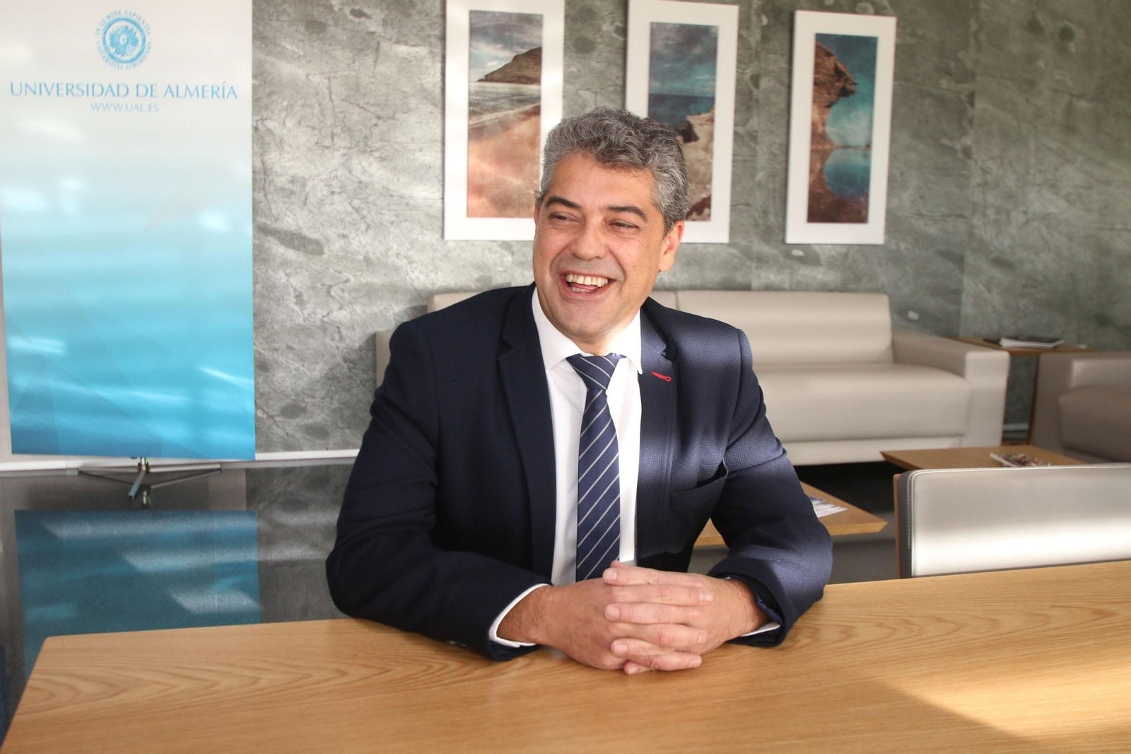 Carmelo Rodríguez, rector de la Universidad de Almería