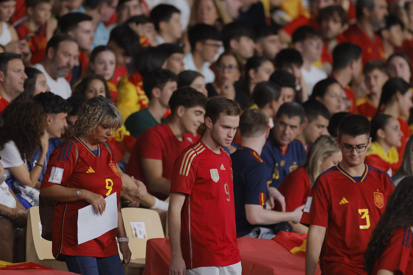 Búscate en las fotos del España-Escocia