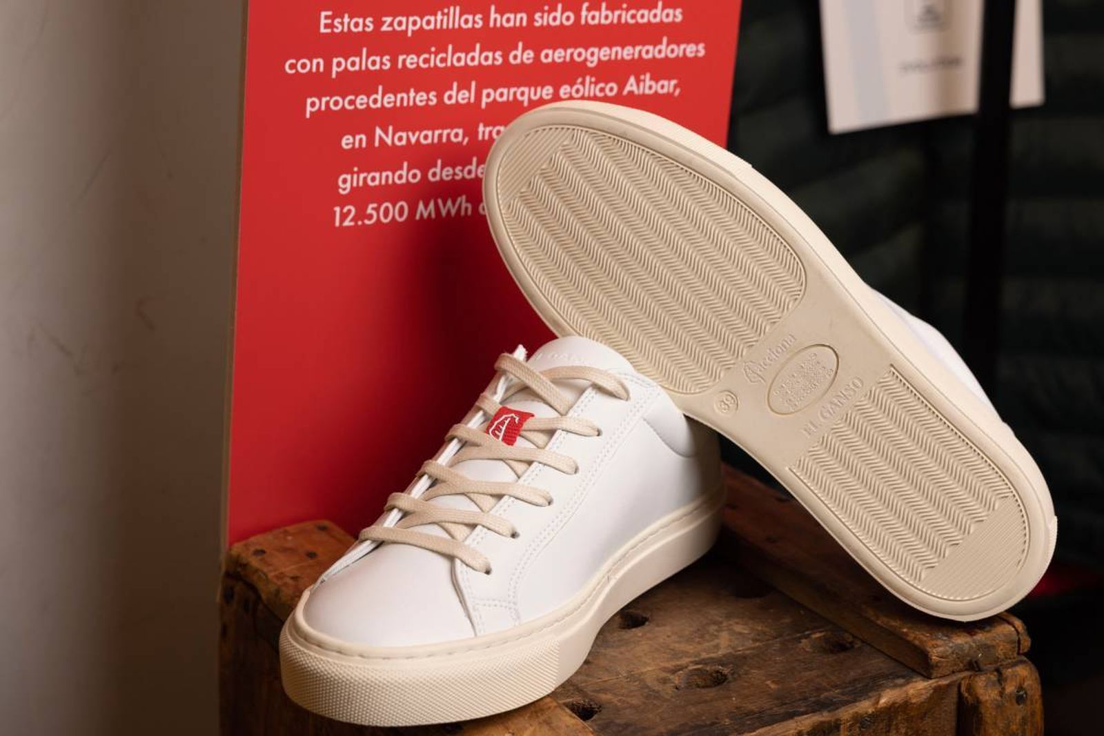 Las zapatillas 'El Ganso x Acciona'