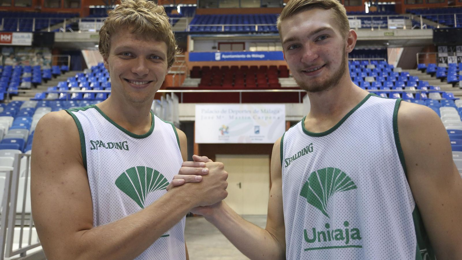Kuzminskas y Domas Sabonis, en Málaga.