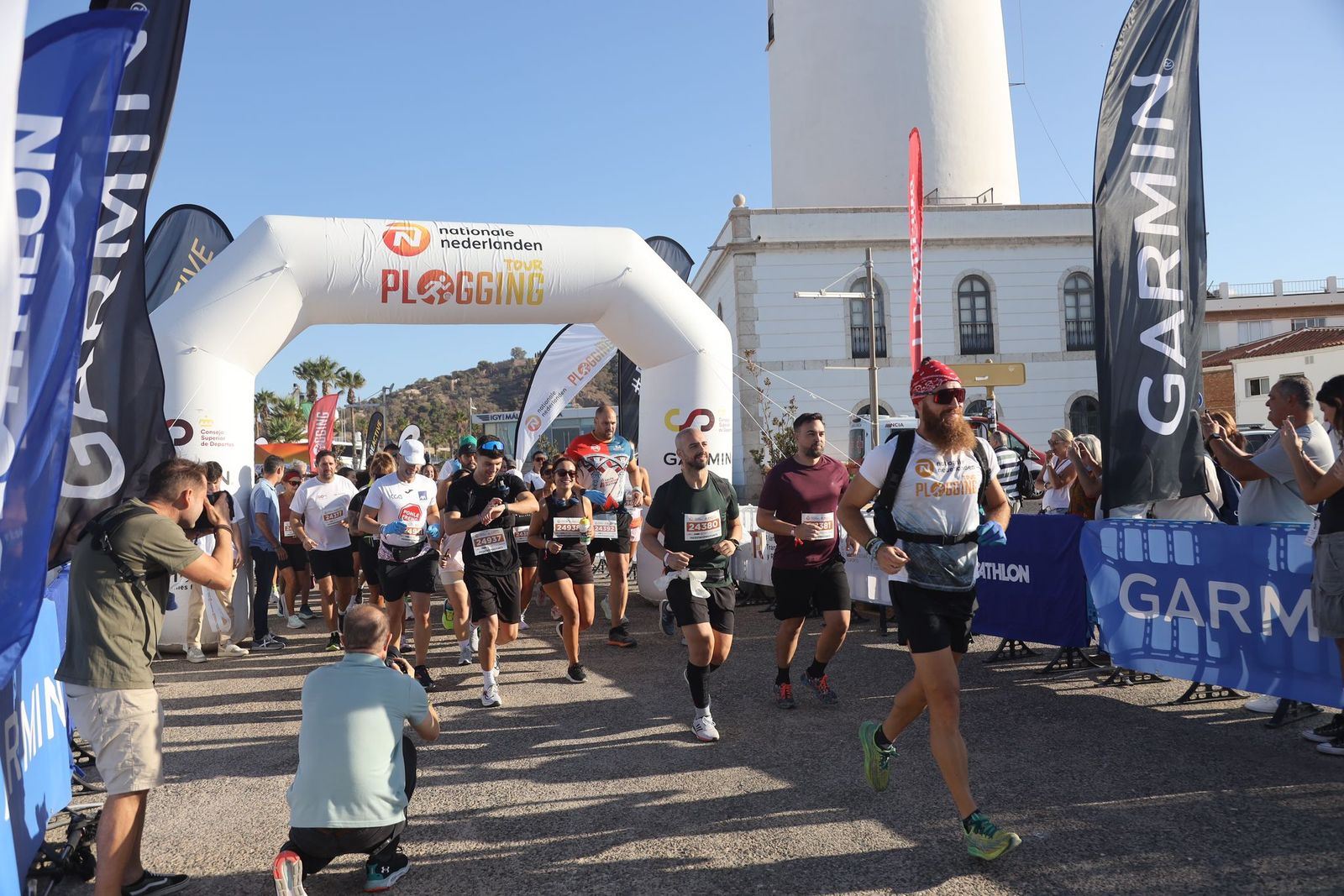El Nationale-Nederlanden Plogging Tour de Málaga, en fotos