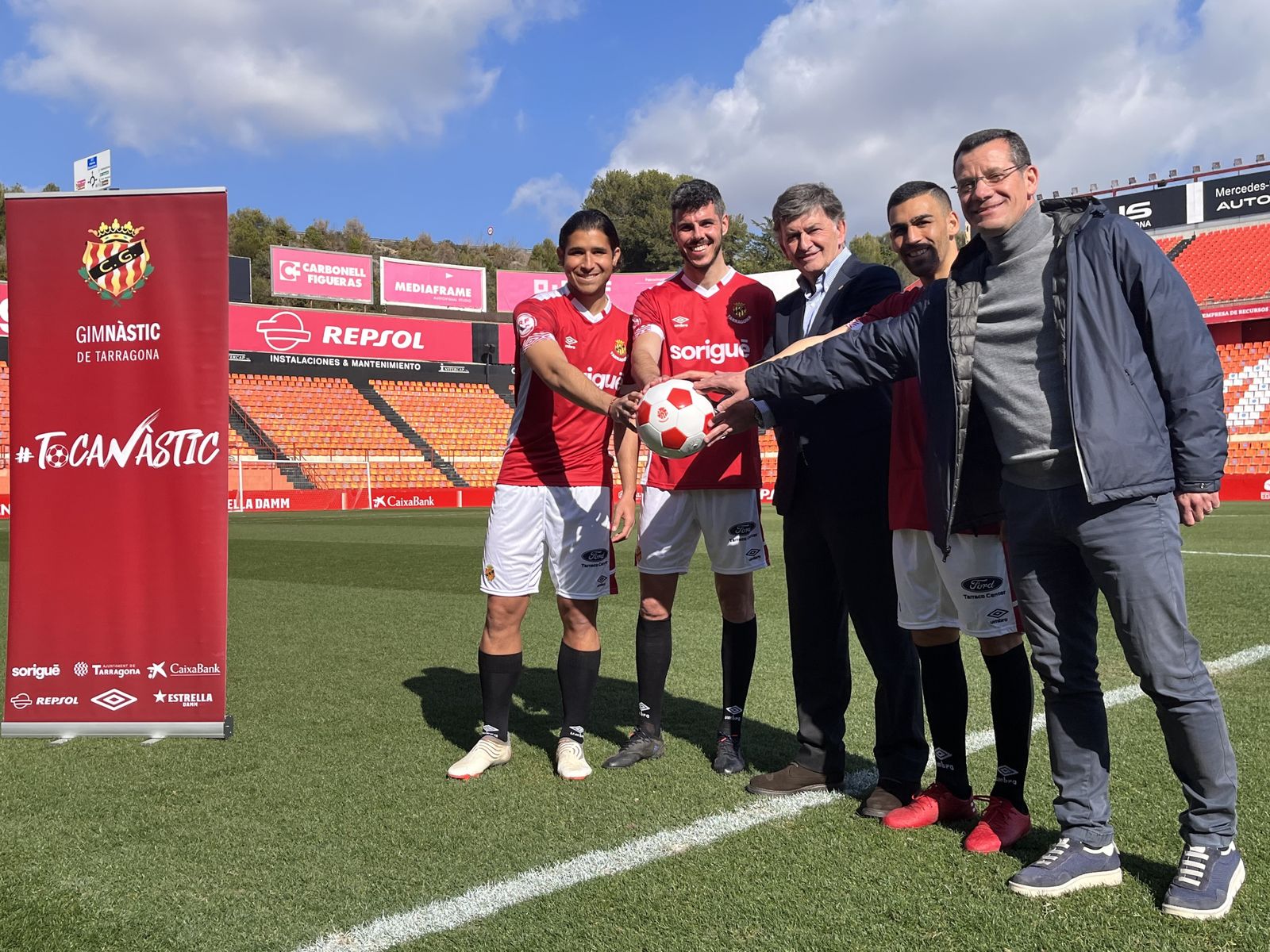 El Nàstic presenta a sus refuerzos de invierno.