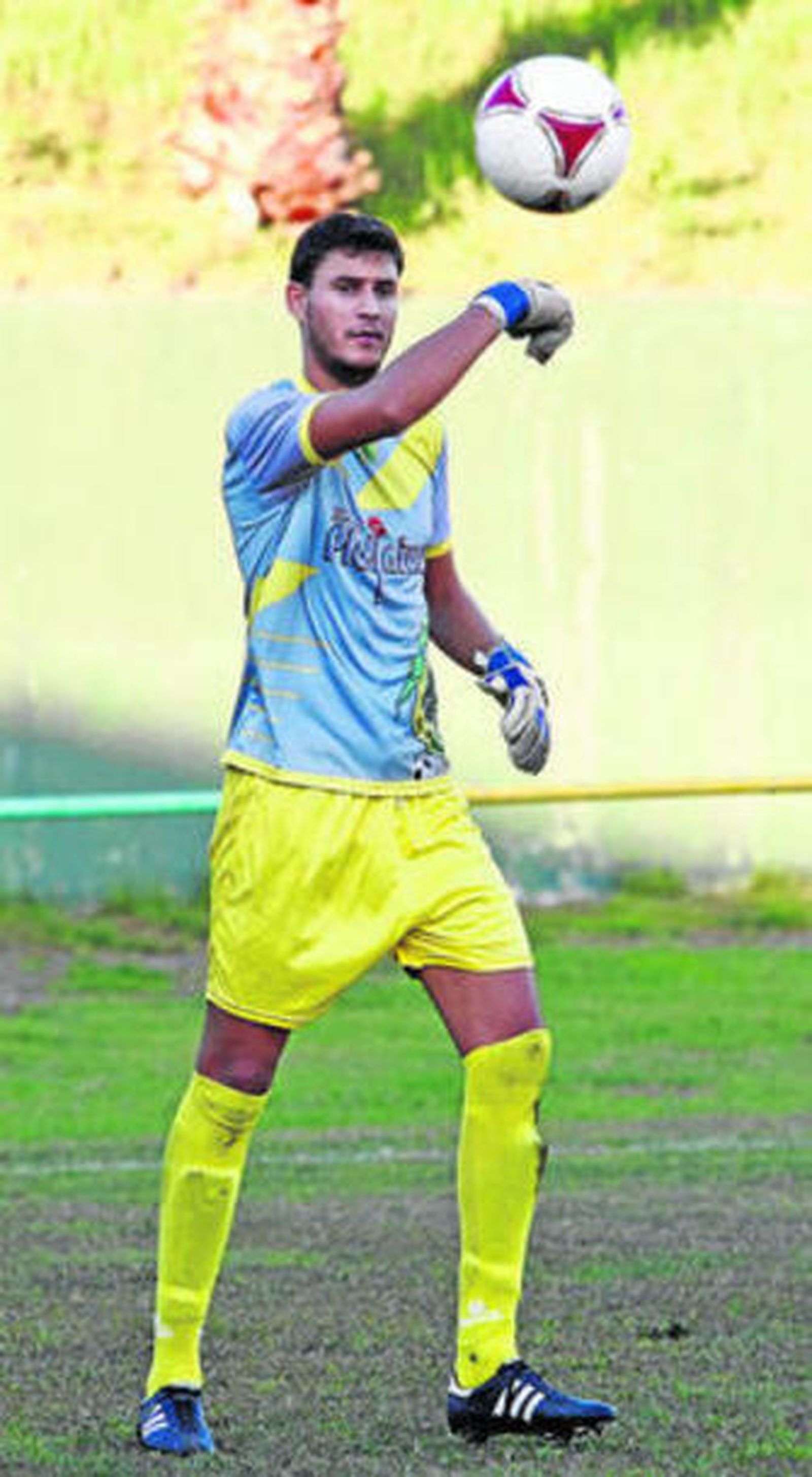 Manu, el pasado domingo en su debut con la Unión.