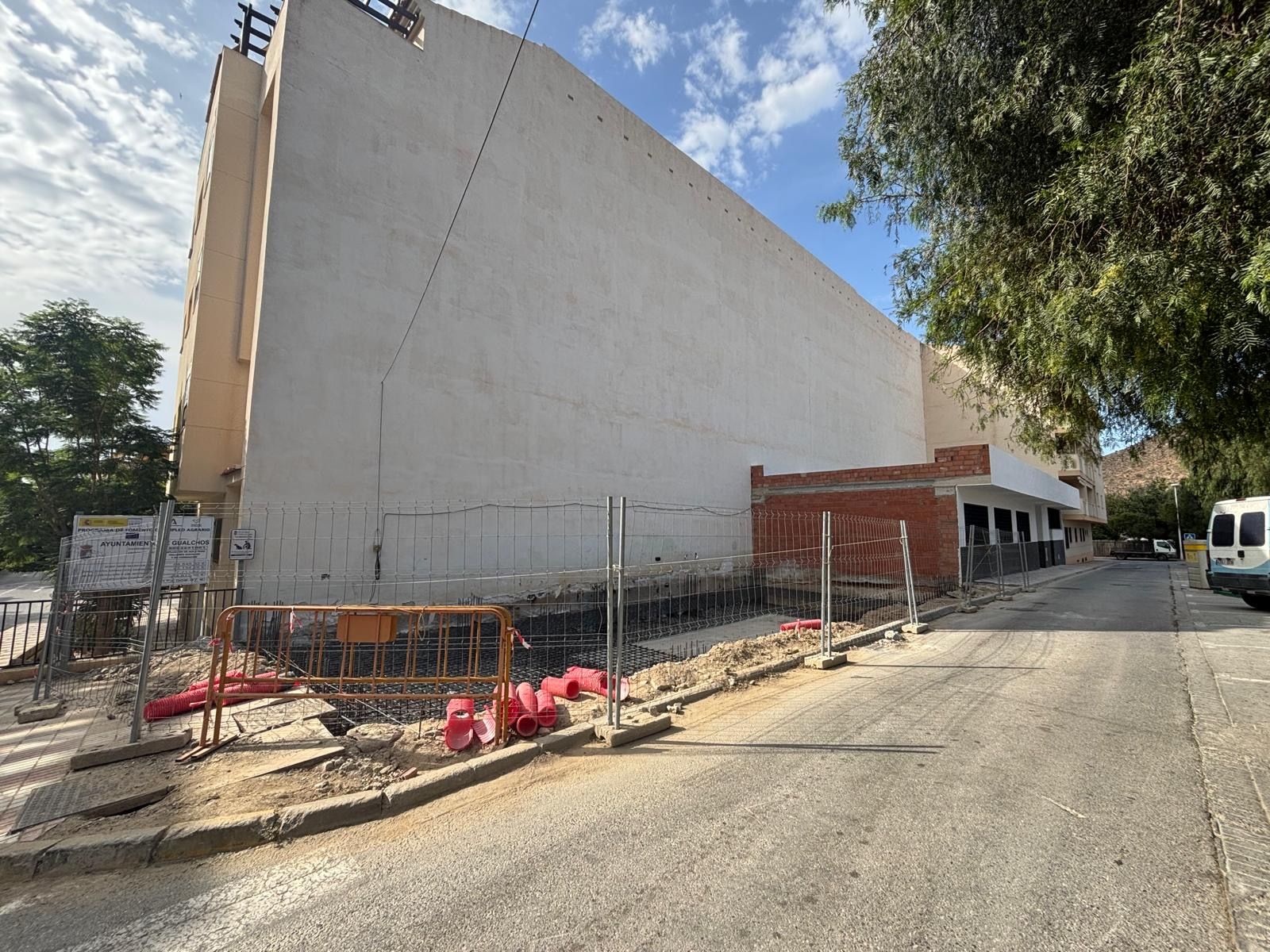 Obra del nuevo Hogar del Pensionista