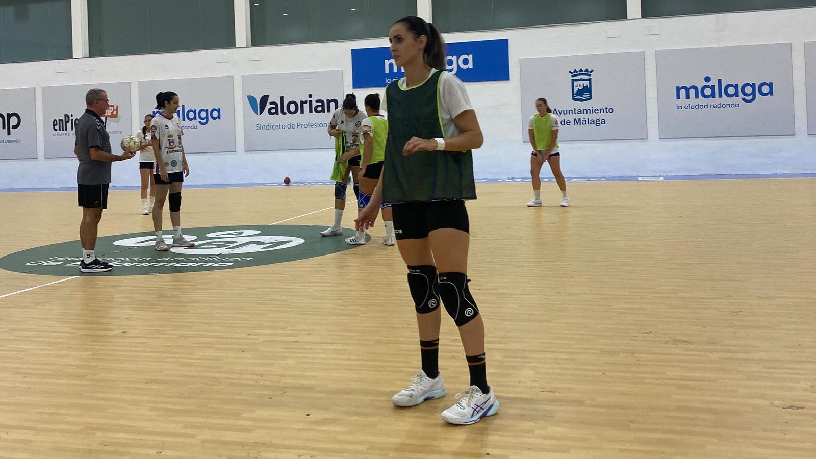 Laura Gil, durante un entrenamiento