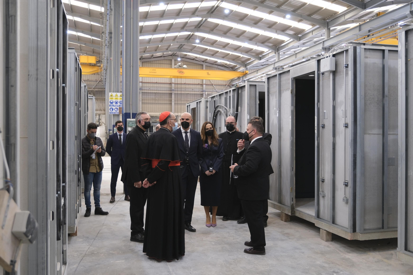Bendición de las instalaciones de Hydrodiseño, en Huércal Overa (Almería)