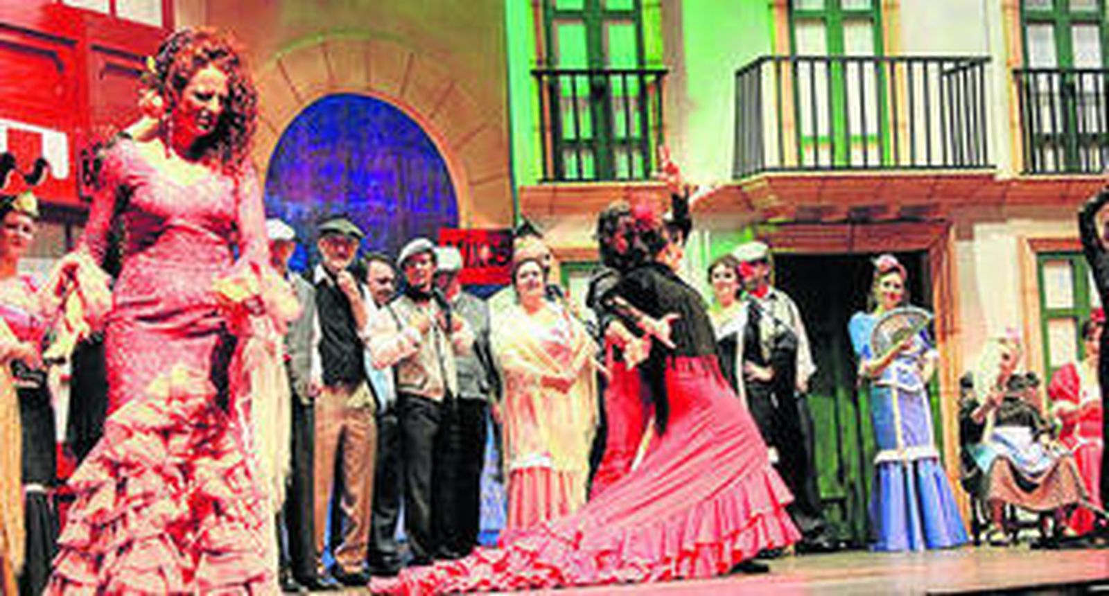 La Compañía Lírica de Andalucía, durante una de sus actuaciones.