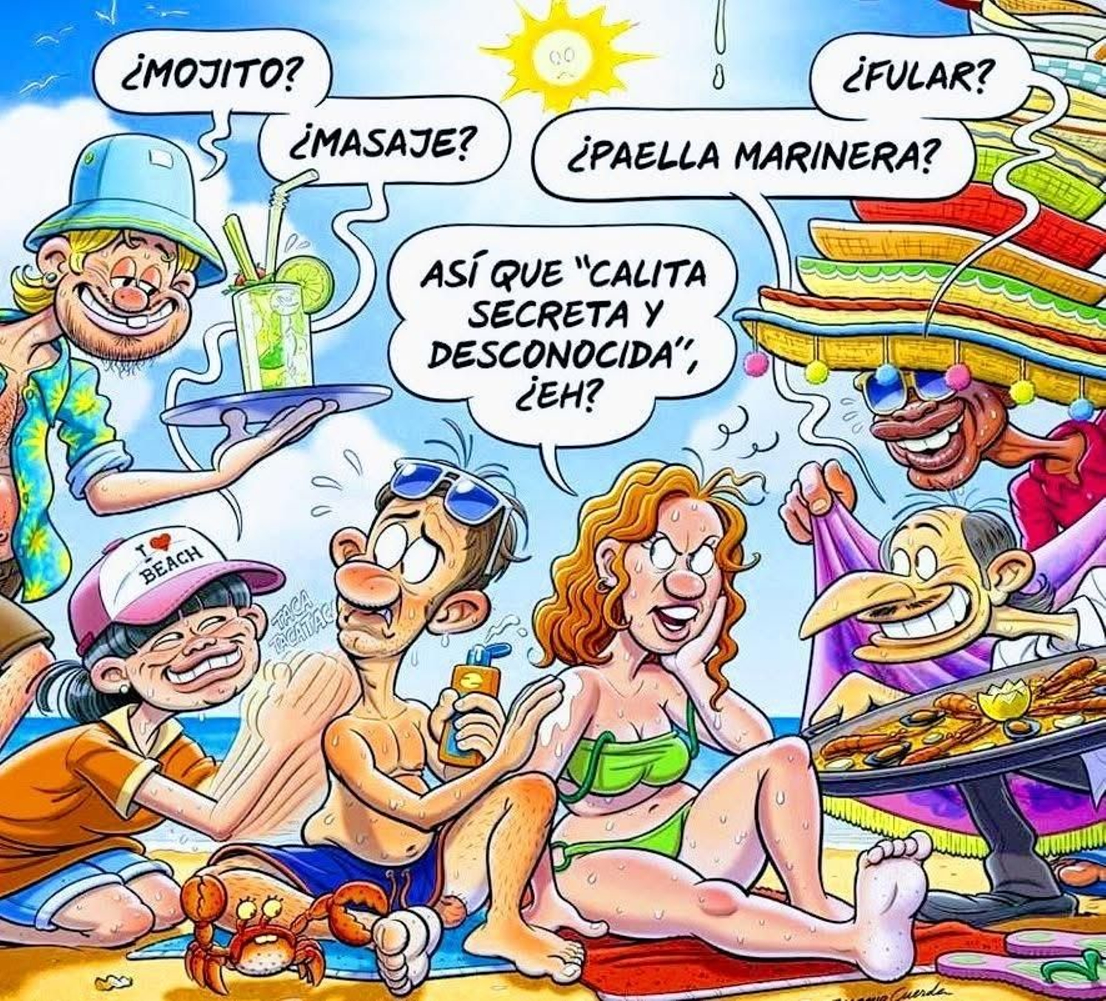 Relajarse en la playa
