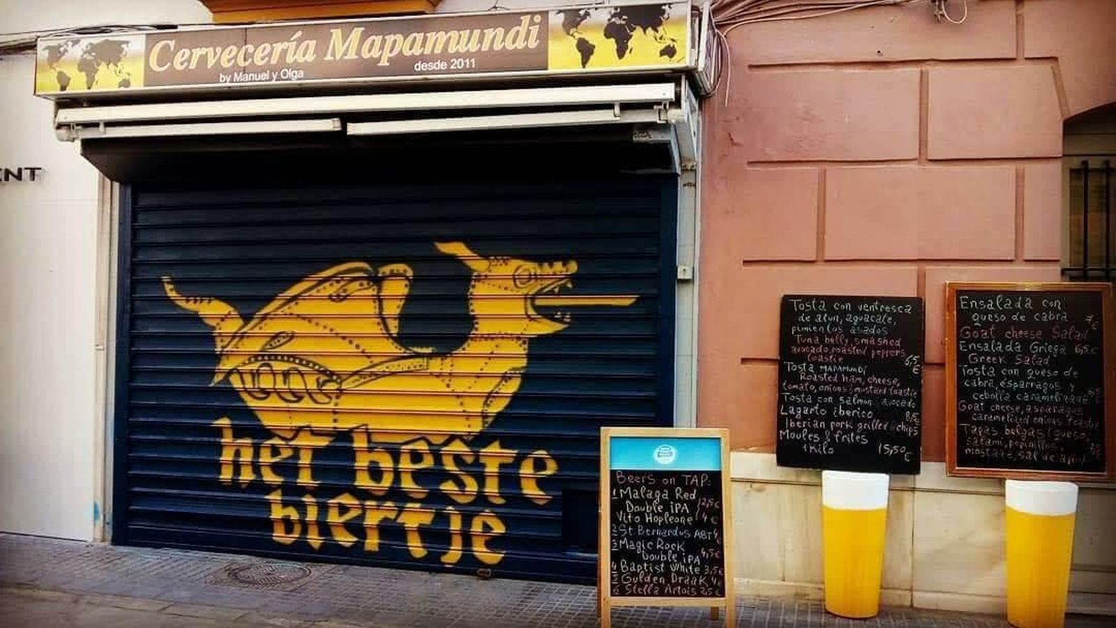 La Cervecería Belga Mapamundi Het beste Biertje, de impronunciable nombre.