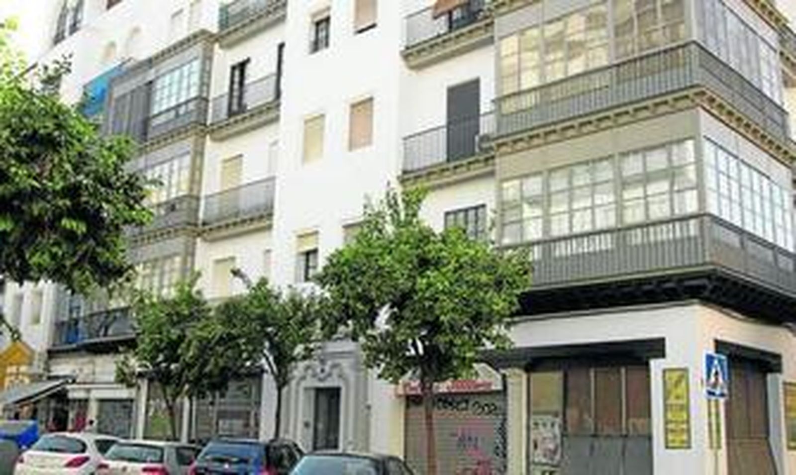 Bloque de viviendas en el número 2 de la calle José Ignacio Benjumea, en el Prado de San Sebastián.