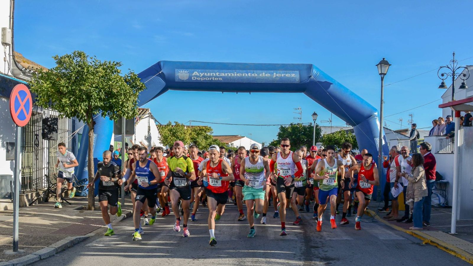 Un momento ed la salida de la prueba.