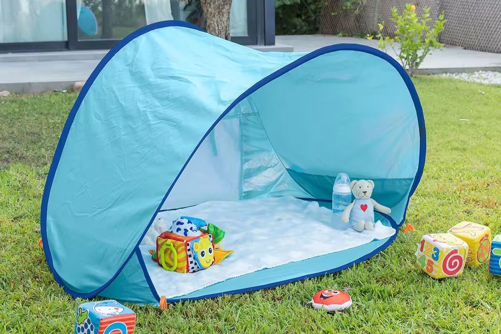 Diversión asegurada en verano con esta tienda de playa para bebés ¡ahora a mitad de precio en Miravia!