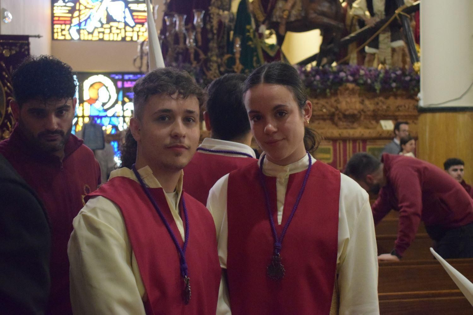 En imágenes: La lluvia suspende el Lunes Santo en cuestión de horas