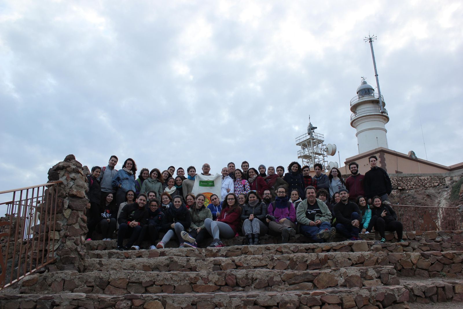 pasean entre los faros del Parque de Cabo de Gata